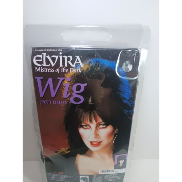 Vintage 2001 RARE Paper Magic Group Elvira Mistress of the Dark Wig - Picture 2 of 5